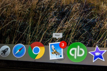 E-Mail-Icon auf dem Desktop.