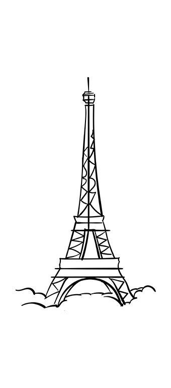 Eiffel Turm Skizze